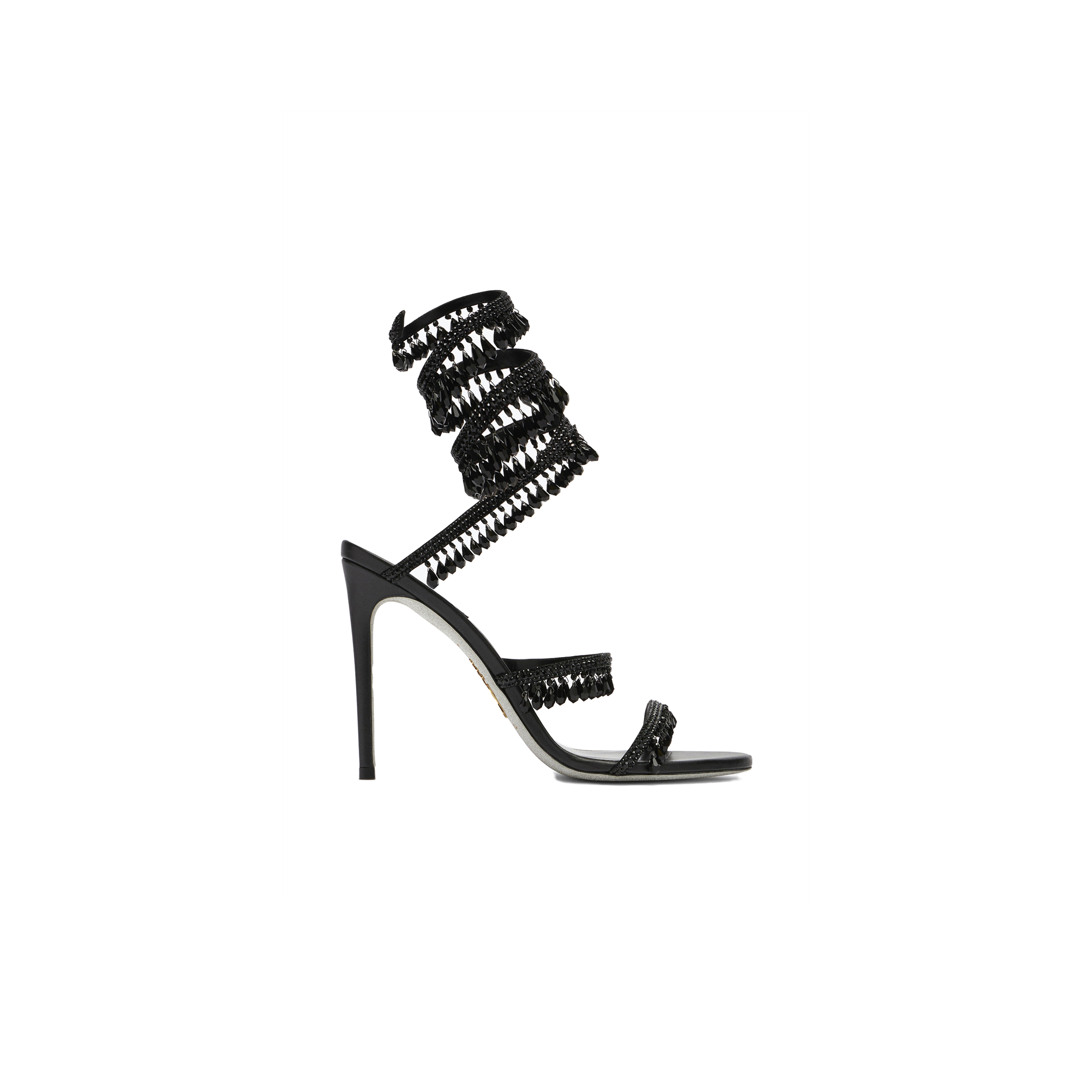 RENE CAOVILLA CHANDELIER BLACK SANDAL C10182